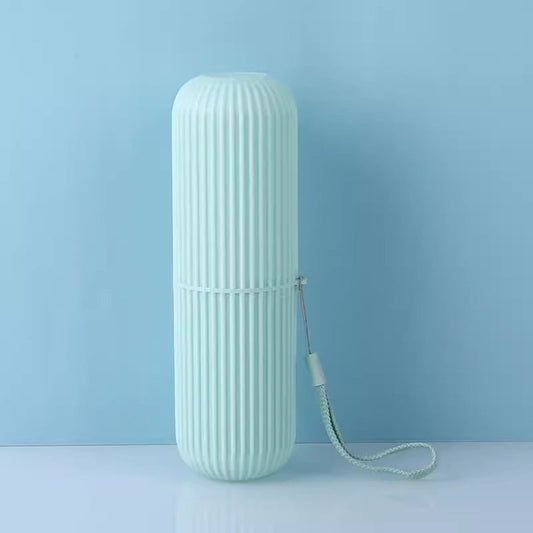 Plastic toothbrush box portable toothbrush cup brushing teeth mouthwash cup and dental cylinder