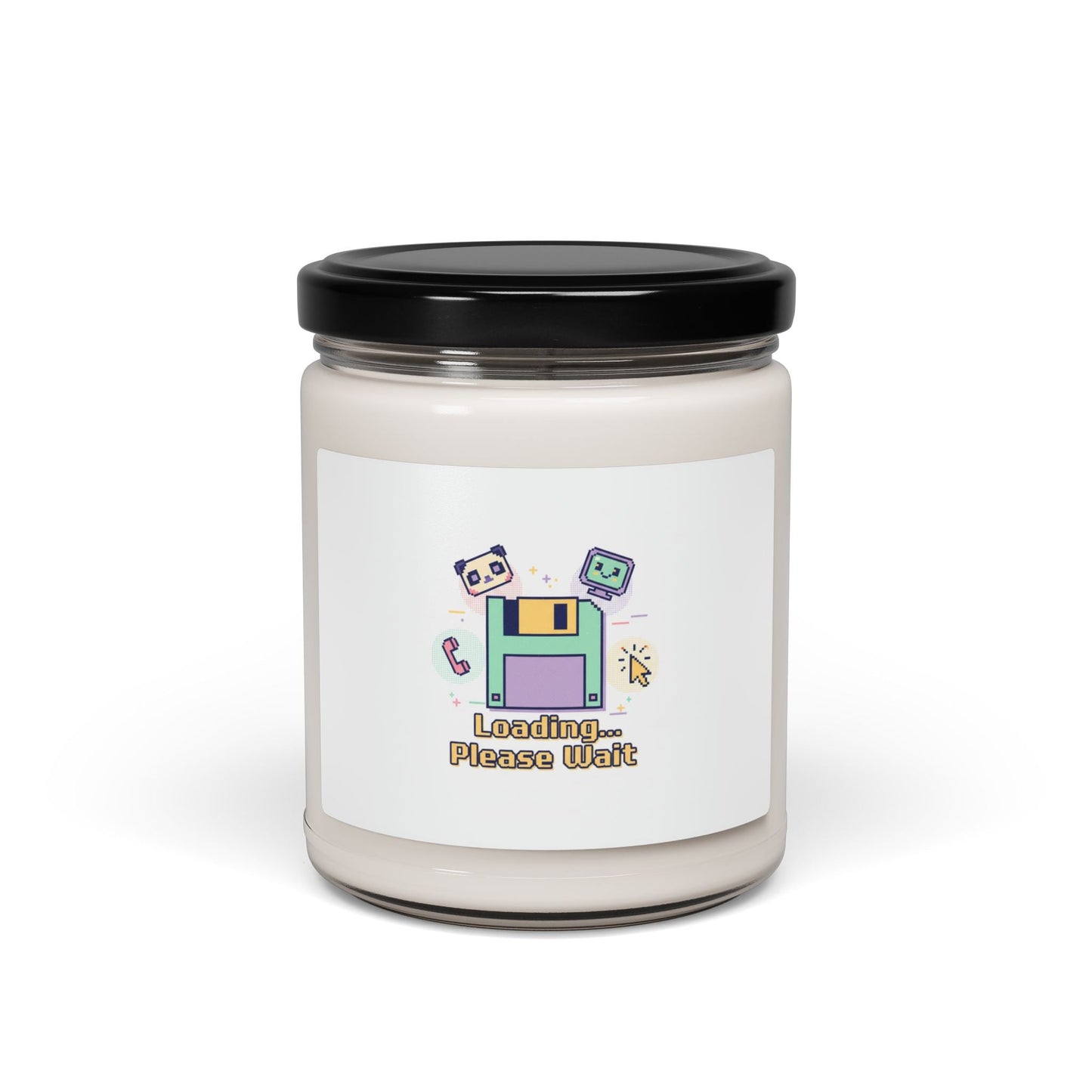 Loading… Please Wait Soy Candle, Old Internet Aesthetic | Pixel Art, 90s Web Nostalgia