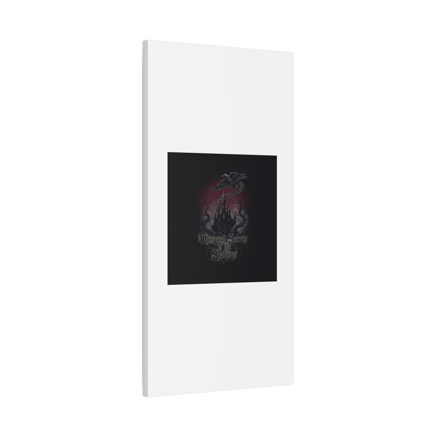 Whispered Secrets of the Shadows Castle Wall Art, Matte Canvas | Gothic Medieval Decor