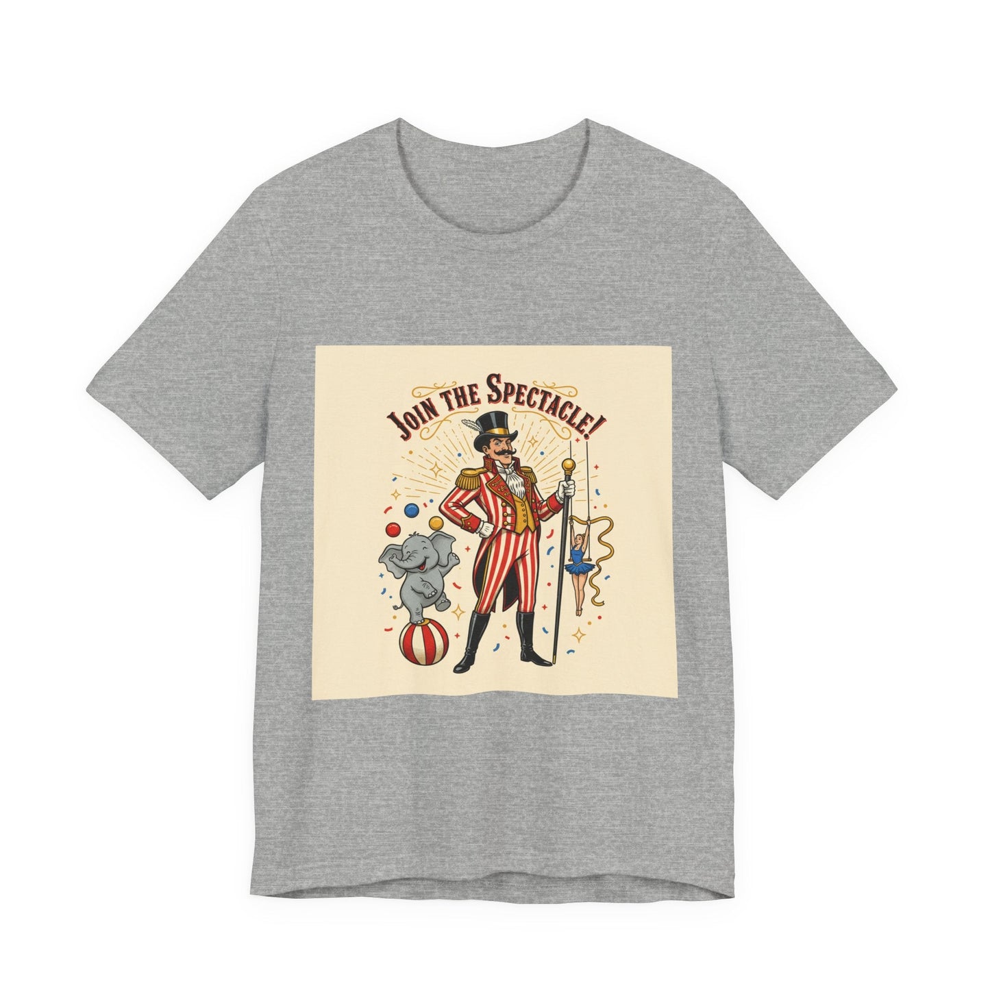 Vintage Circus Ringmaster Tee | vintage carnival design, big top shirt