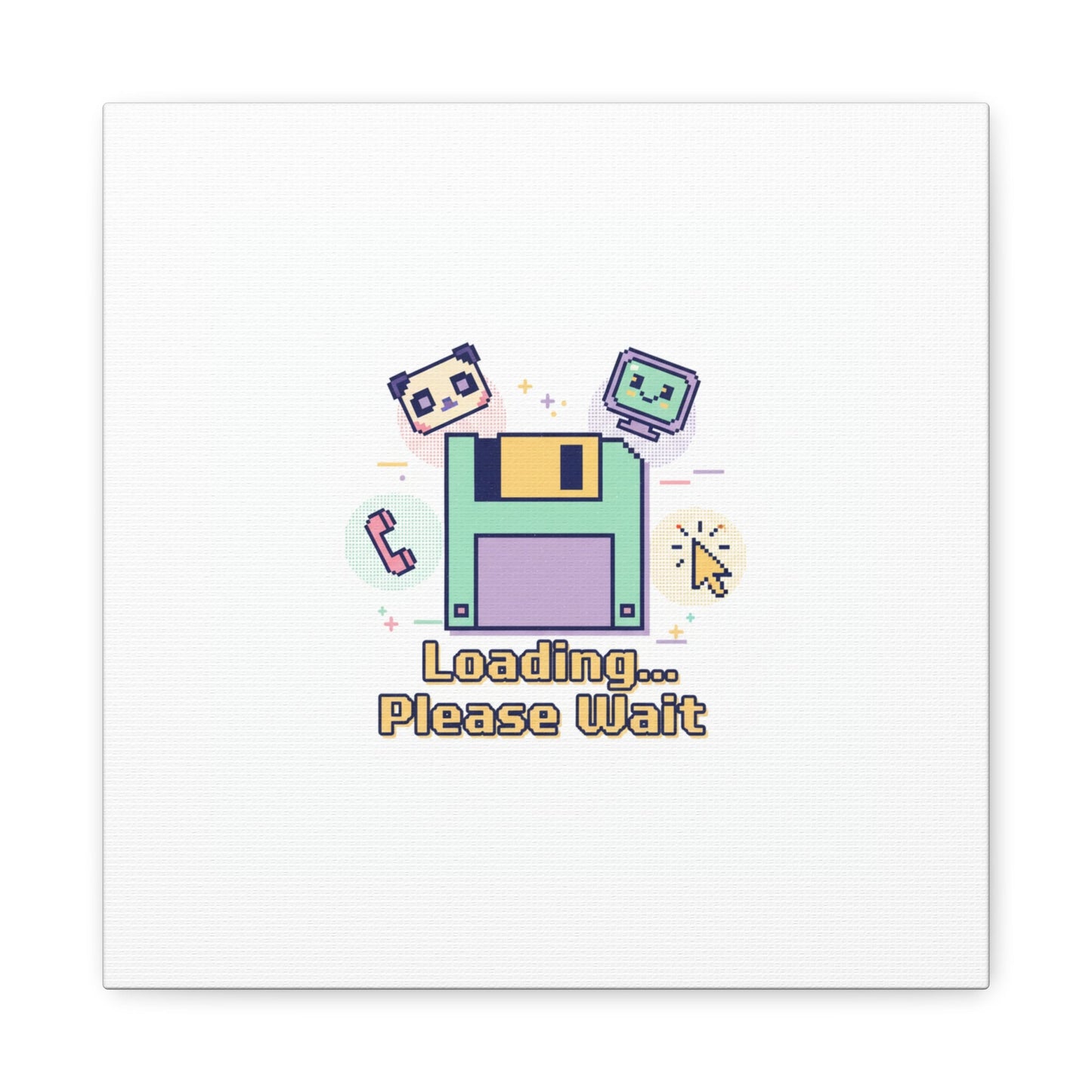 Loading Please Wait Canvas | Old Internet Aesthetic, 90s Web Nostalgia