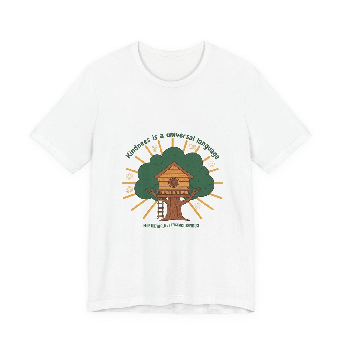 Kindness Is a Universal Language Tee | eco tee, climate humor