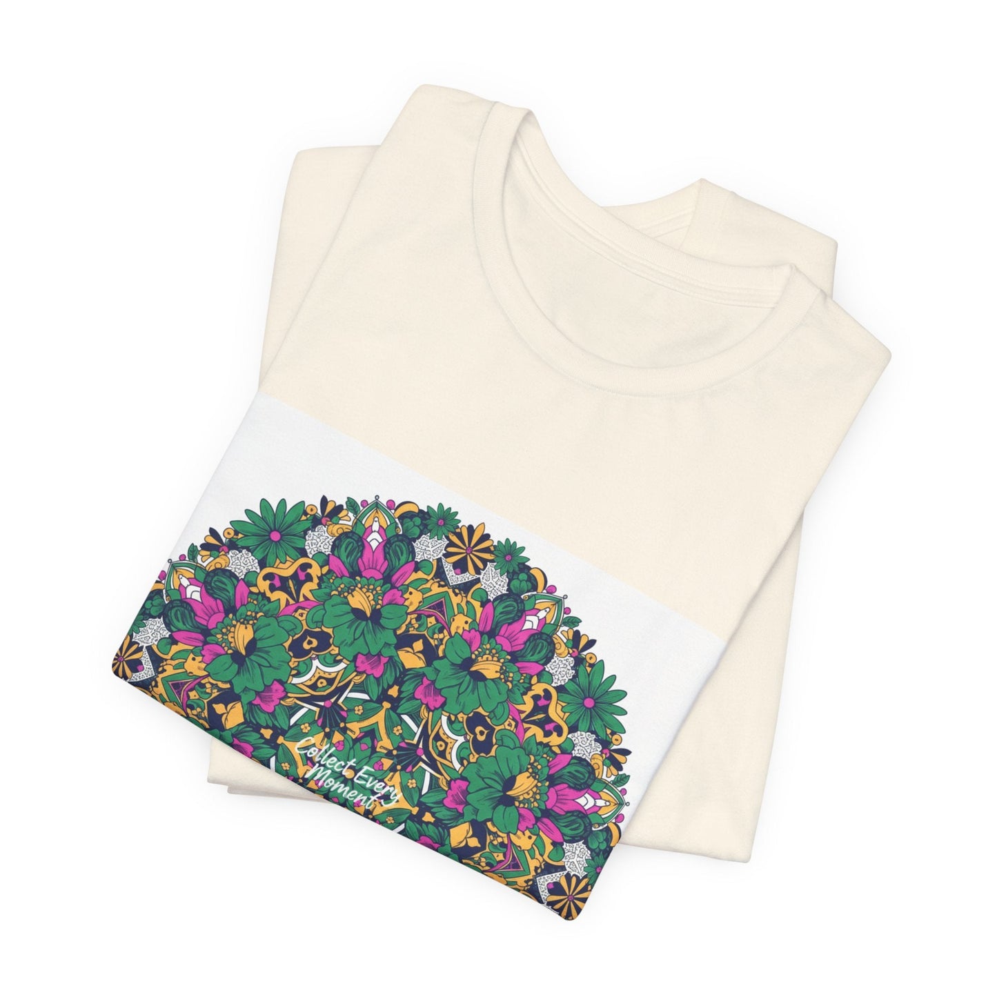 Psychedelic Botanical Mandala Tee | Festival Graphic T-Shirt