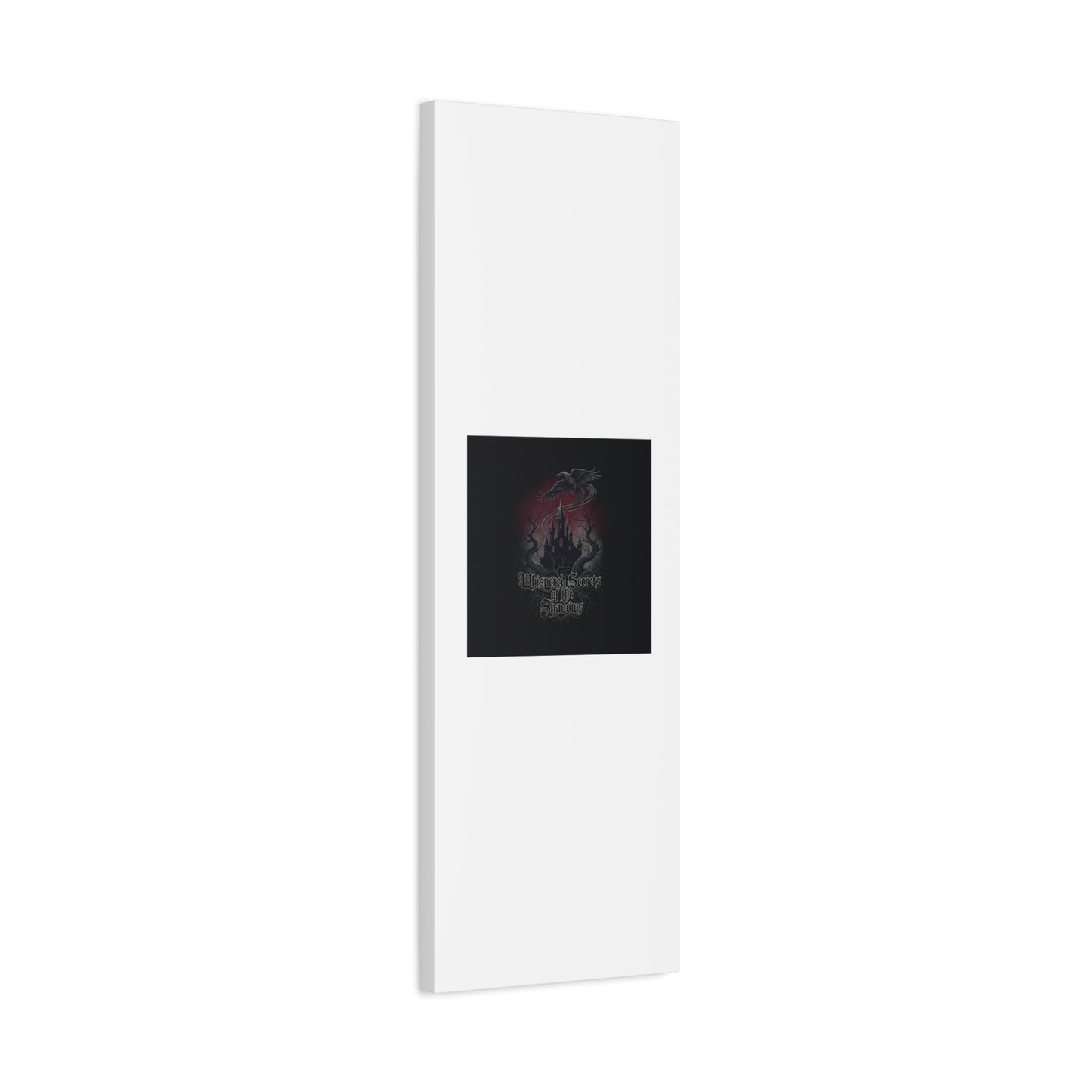 Whispered Secrets of the Shadows Castle Wall Art, Matte Canvas | Gothic Medieval Decor