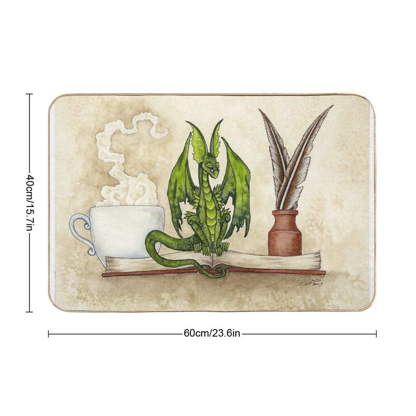 The Scholar  Pet-Safe Bath Mat
