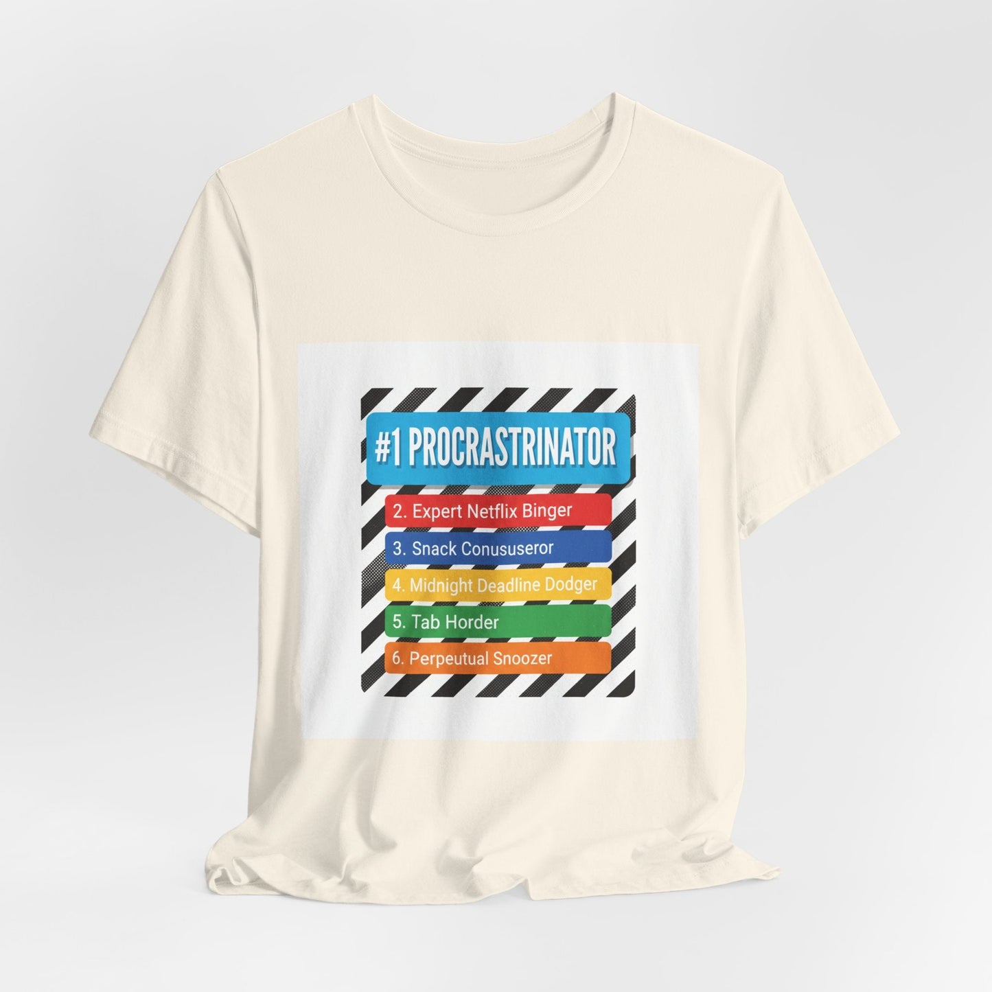 #1 Procrastinator Tee | Top-List Graphic, List Lover Shirt