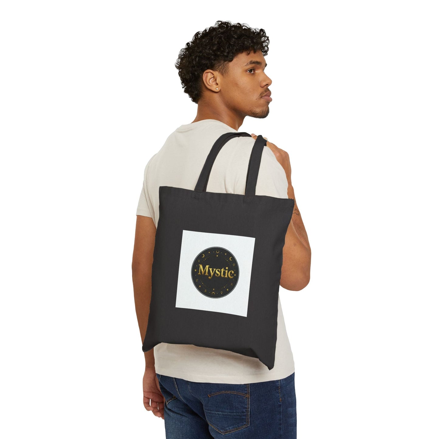 Mystic Circle Tote | occult type, witchy typography