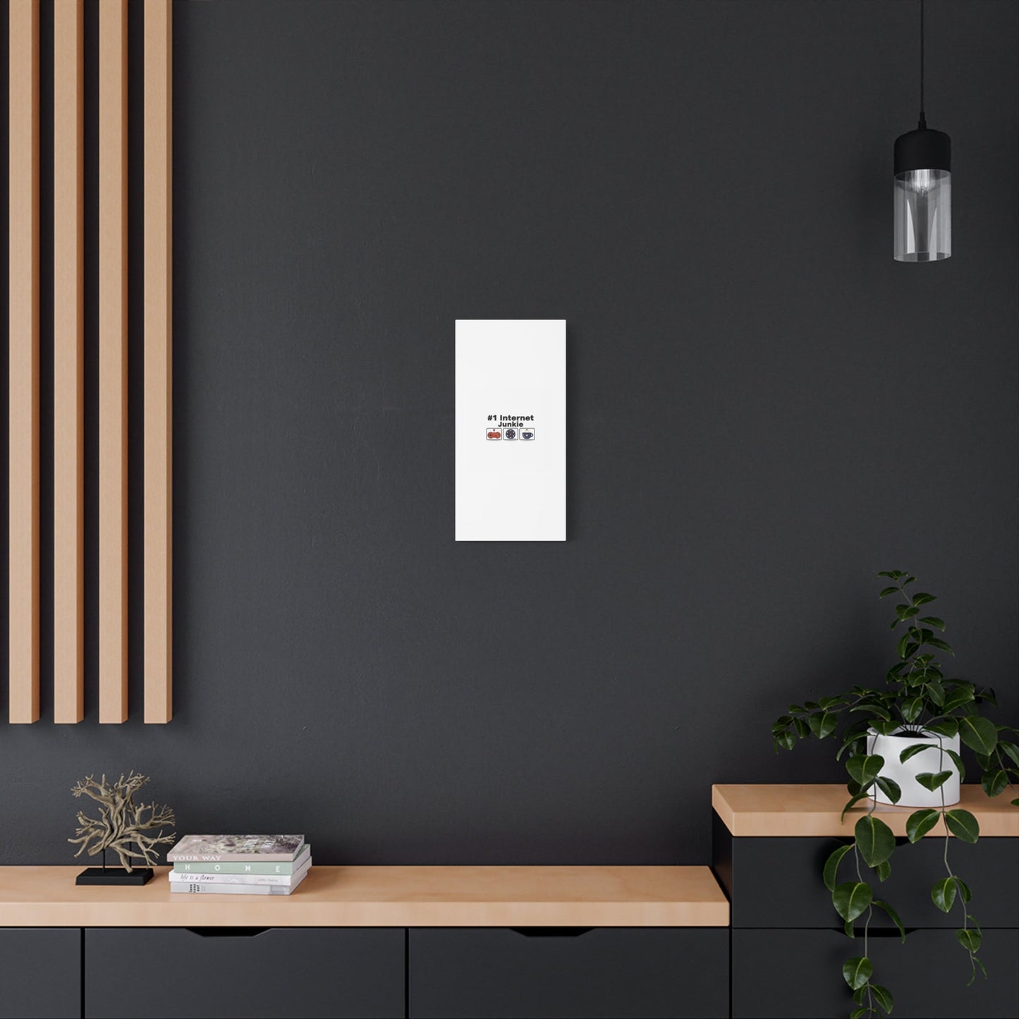 #1 Internet Junkie Matte Canvas | Top-List Ranking Poster