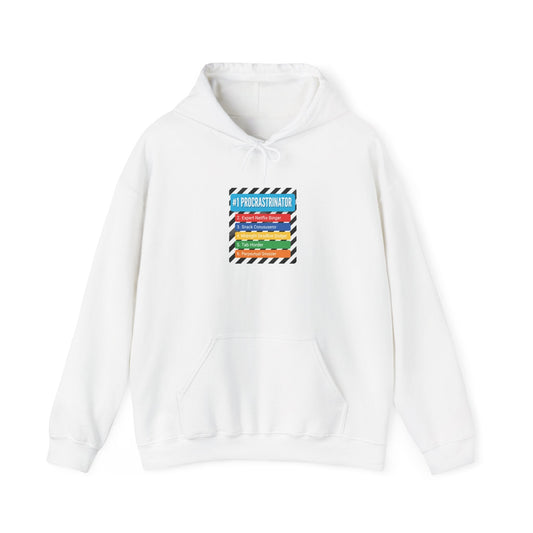 #1 Procrastinator Hoodie | Top-List Ranking Graphic, List Lover Apparel