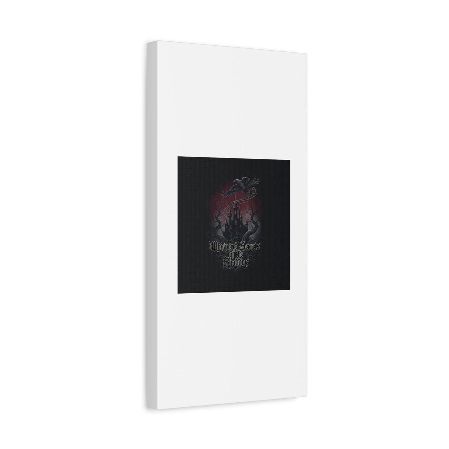 Whispered Secrets of the Shadows Castle Wall Art, Matte Canvas | Gothic Medieval Decor