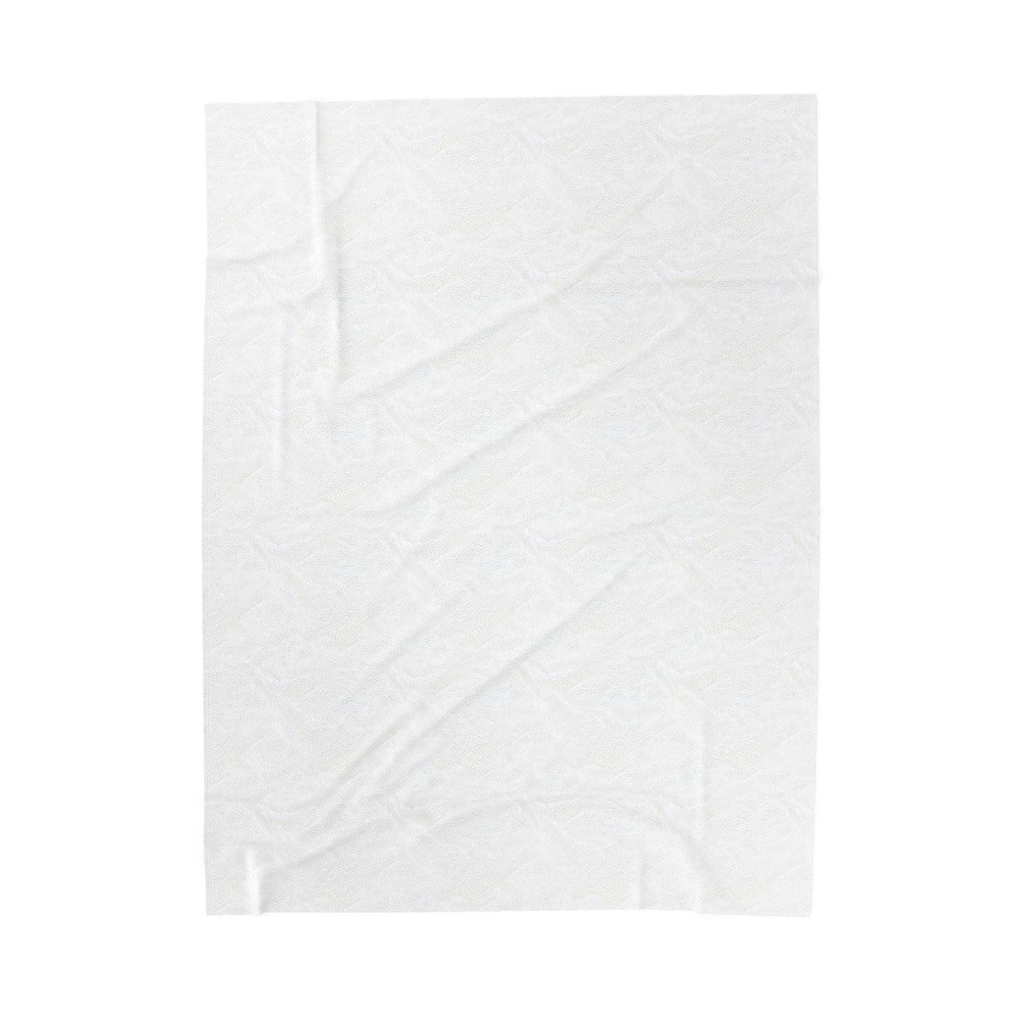 Velveteen Plush Blanket — "Tiny But Mighty" Funny Pup Throw