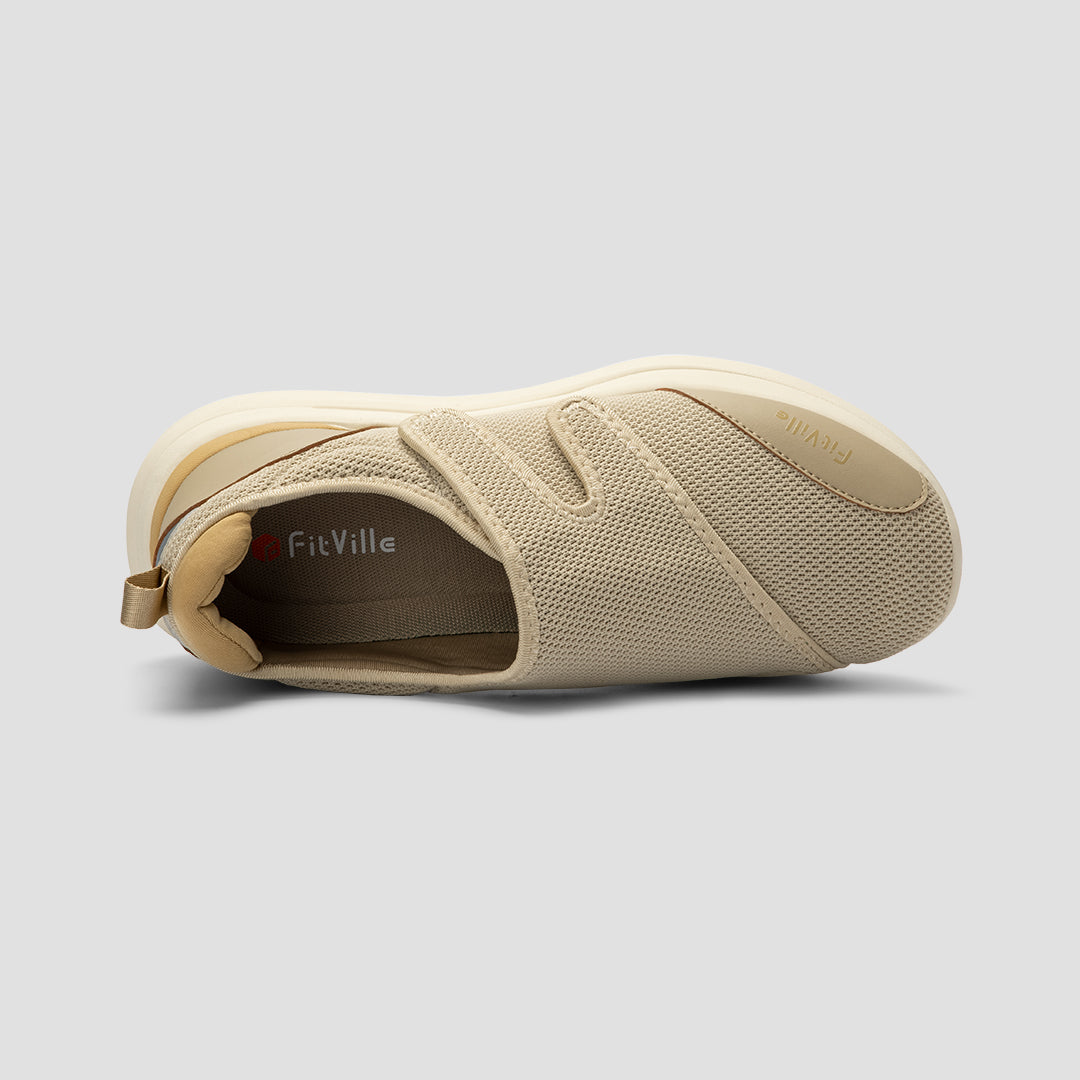 FitVille Women's EasyTop Diabetic Shoes V1