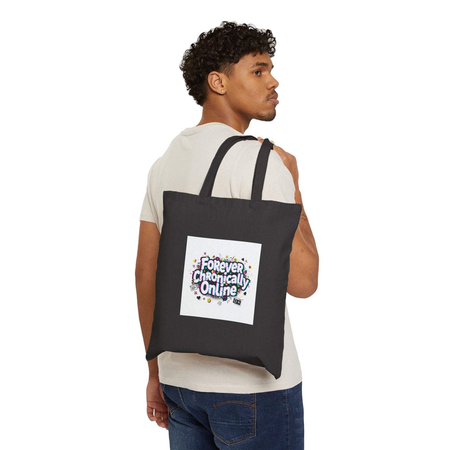 Forever Chronically Online Tote | internet slang, brainrot meme