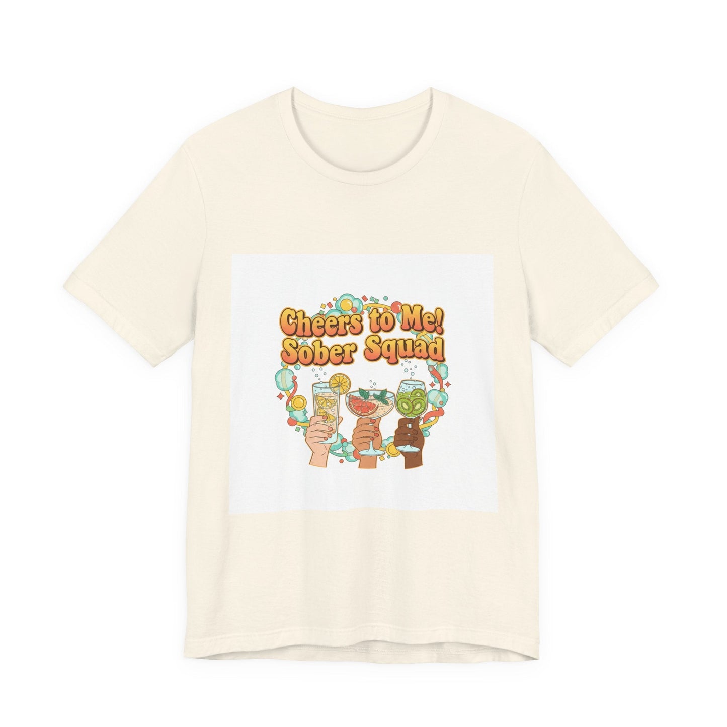 Cheers to Me Sober Squad Tee | Dry January Shirt, Sober Curious Mocktail