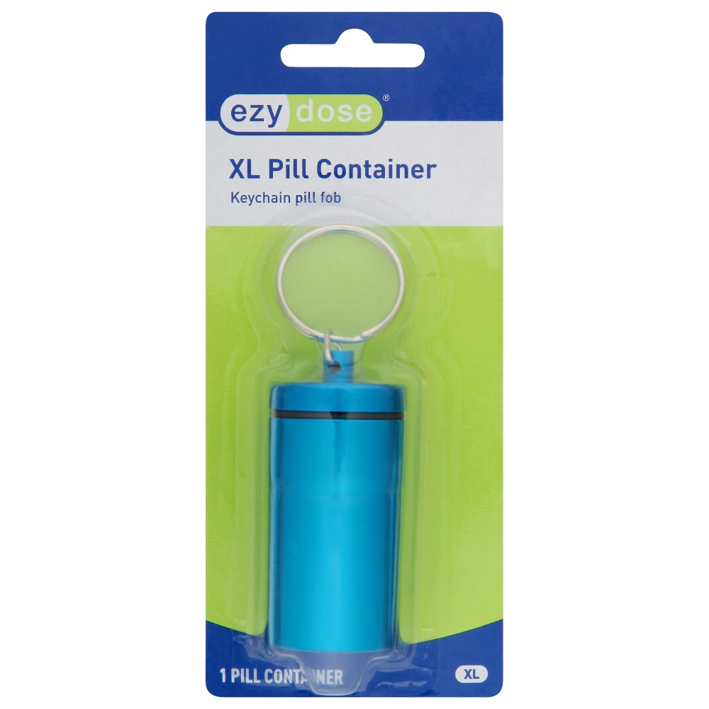 Ezy Dose XL Pill Container Keychain Fob