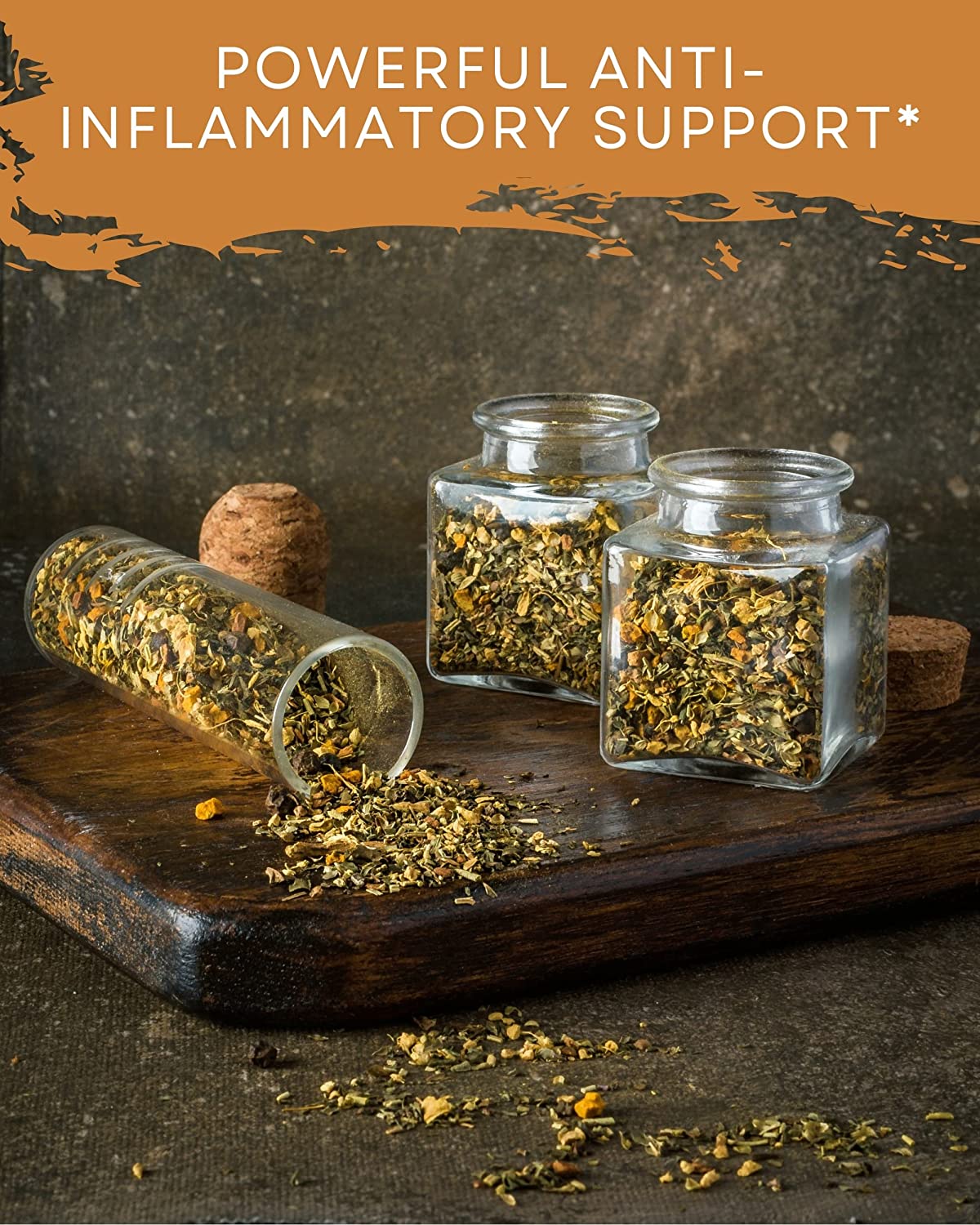 Anti-Inflammatory Tea, Turmeric Ginger Herbal Blend | Organic & Kosher