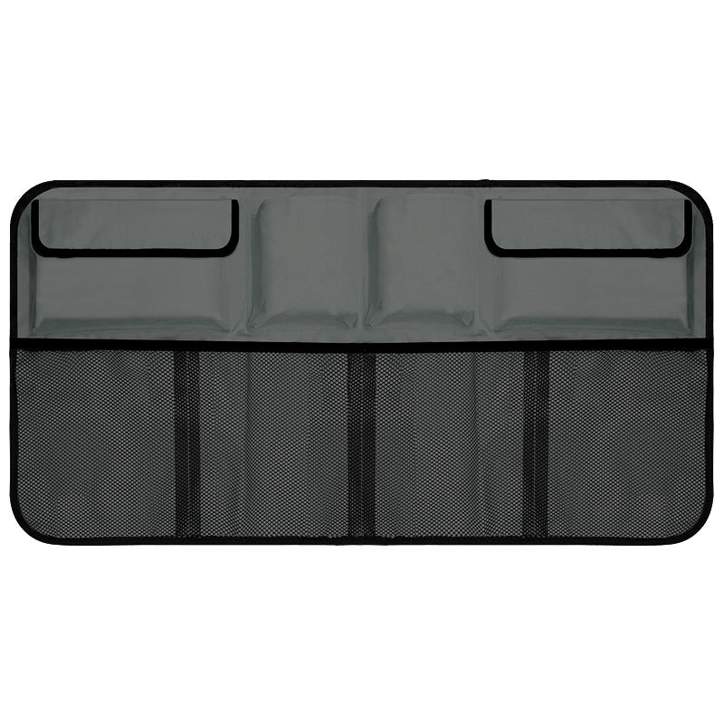 Large-capacity SUV Rear Seat Back Bag Sundries Storage Bag With Net Pocket