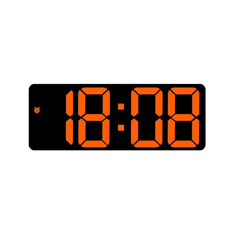 Simple Style LED Electronic Alarm Clock Battery and Plug-in Dual-use Timepiece Yida Time