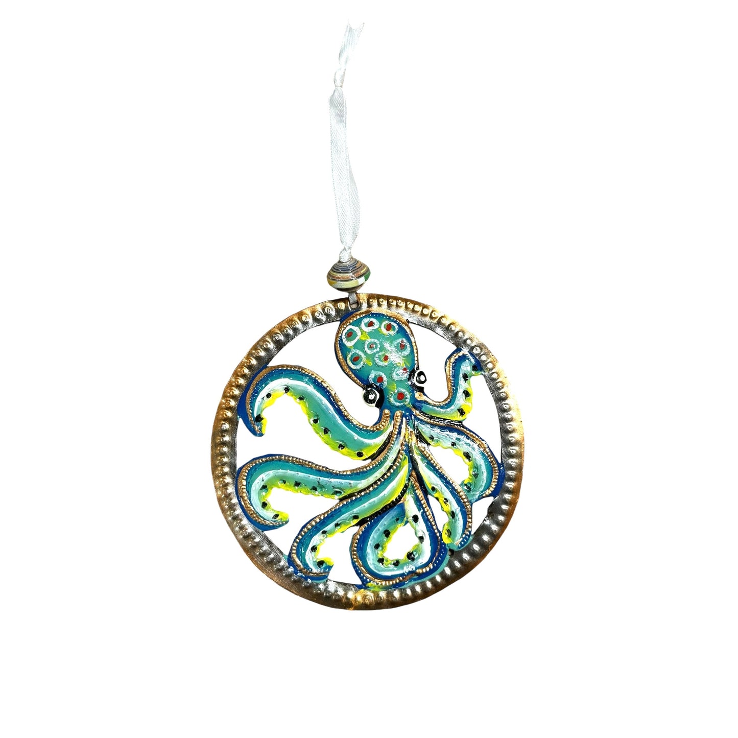 Round Octopus Ornament