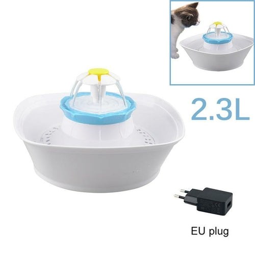 2.3L Automatic Cat Water Fountain Drinking Dispenser