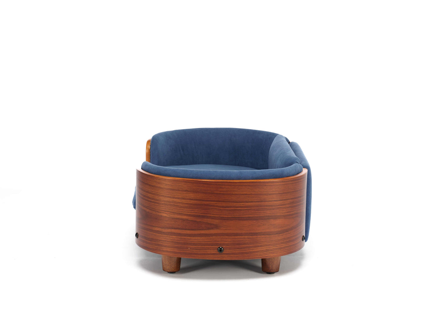 Scandinavian Style Elevated Dog Bed Pet Sofa with Solid Wood Legs and
