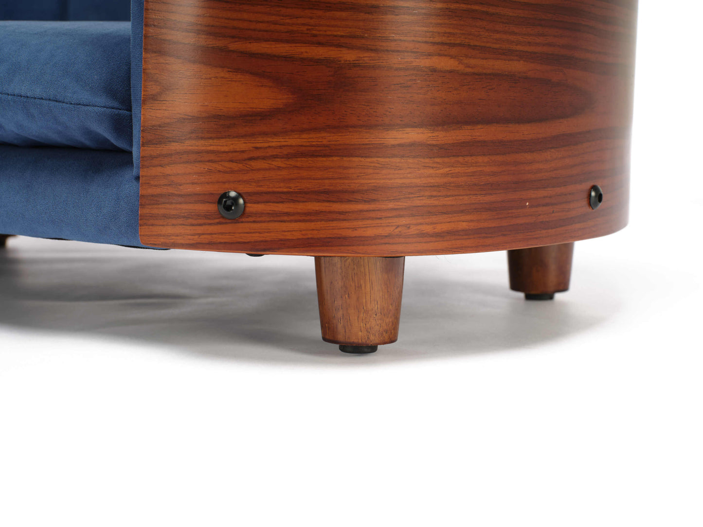 Scandinavian Style Elevated Dog Bed Pet Sofa with Solid Wood Legs and
