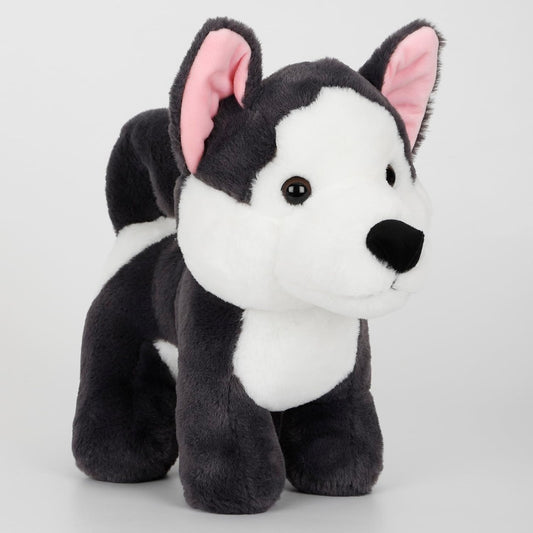 Standing Husky Dog Plush Toy – 22cm