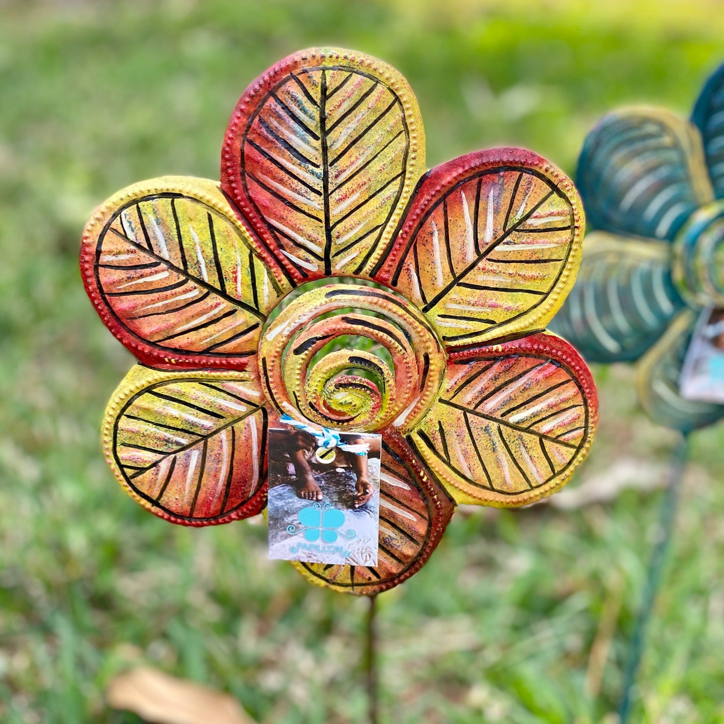Floral Garden Stake