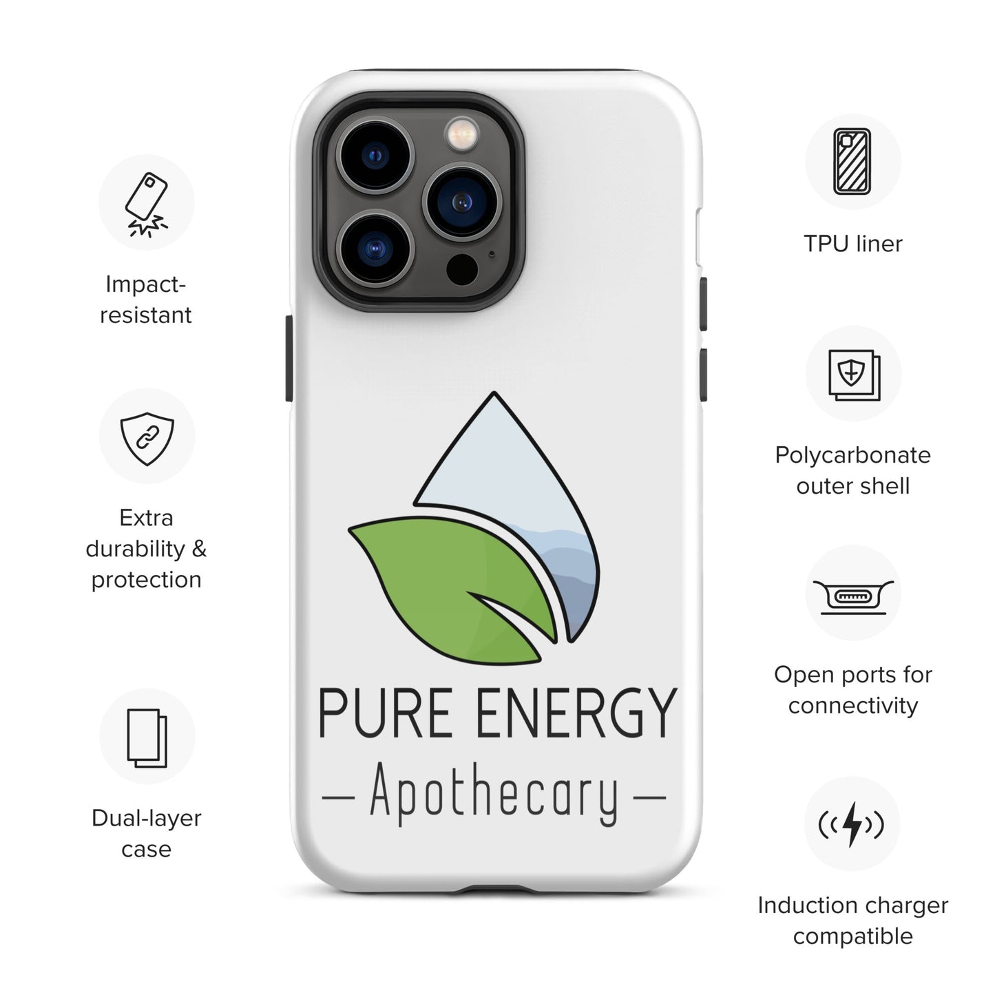 Pure Energy Apothecary Tough Case for iPhone®-14